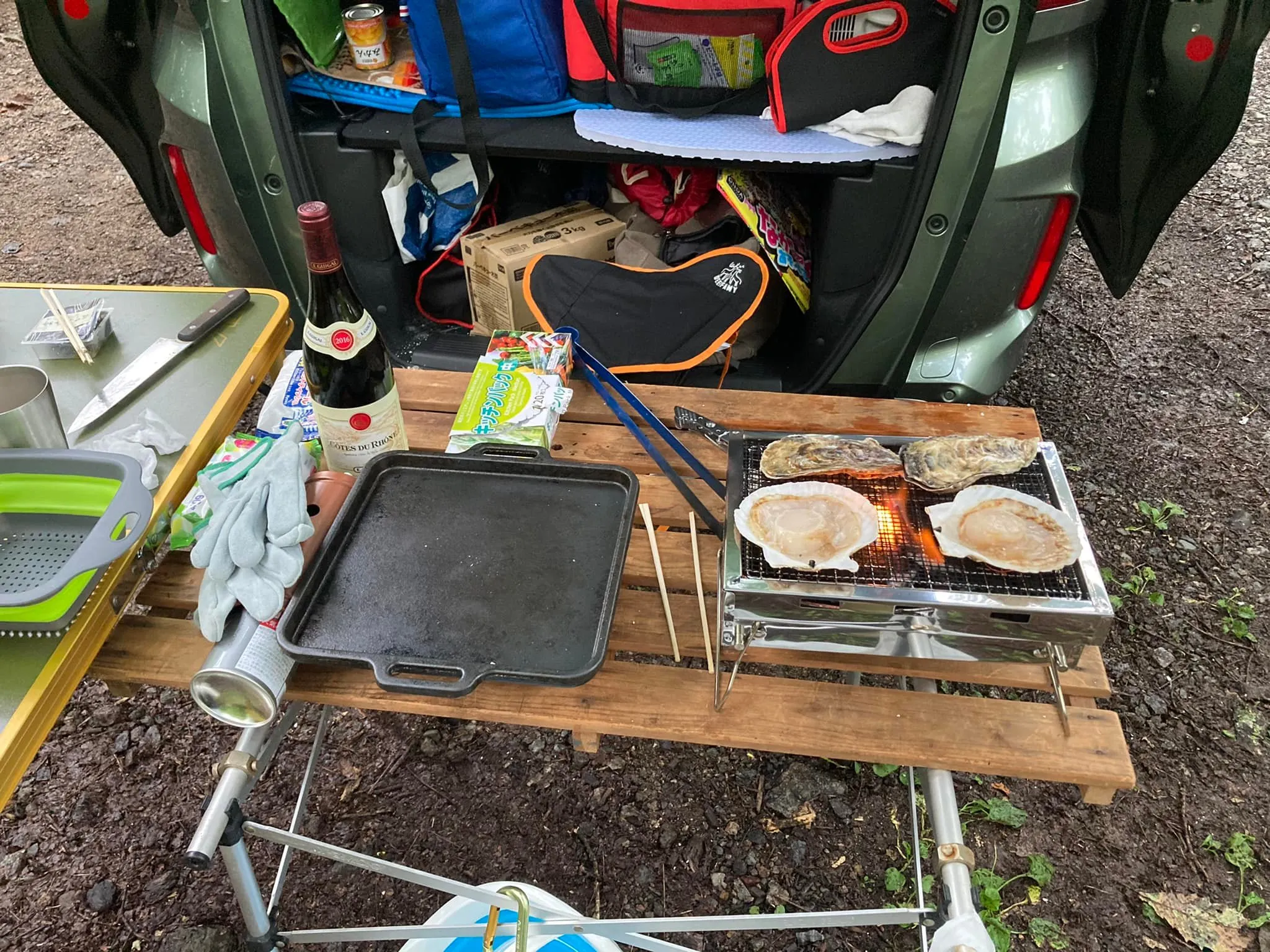 今平湯温泉♨️にキャンプに来ています。