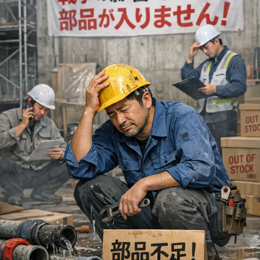 『工事部品が入らない恐怖』