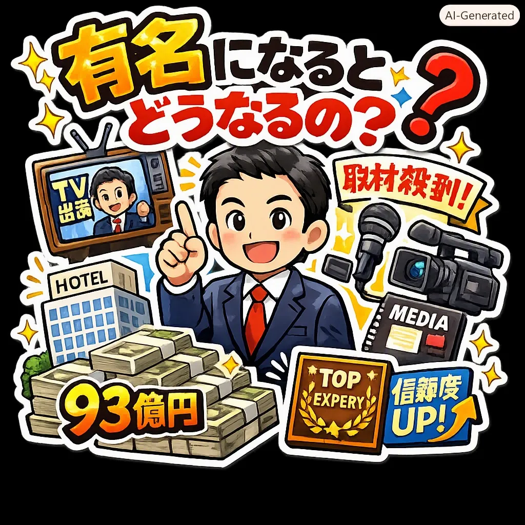 有名になるとどうなるのか